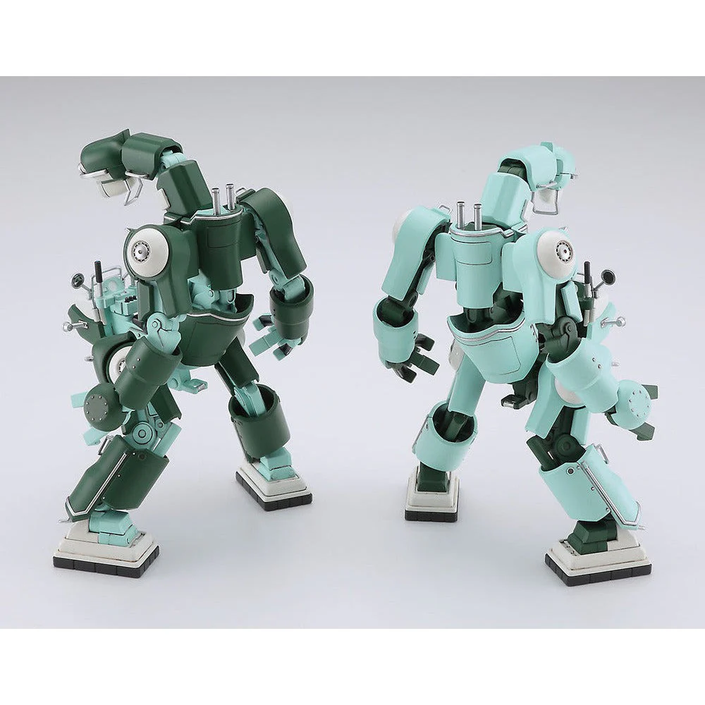 1/35 CHUBU 01 (LIGHT GREEN and GREEN) LIGHT WEIGHT MECHATROBOT 2Kits - Image 3