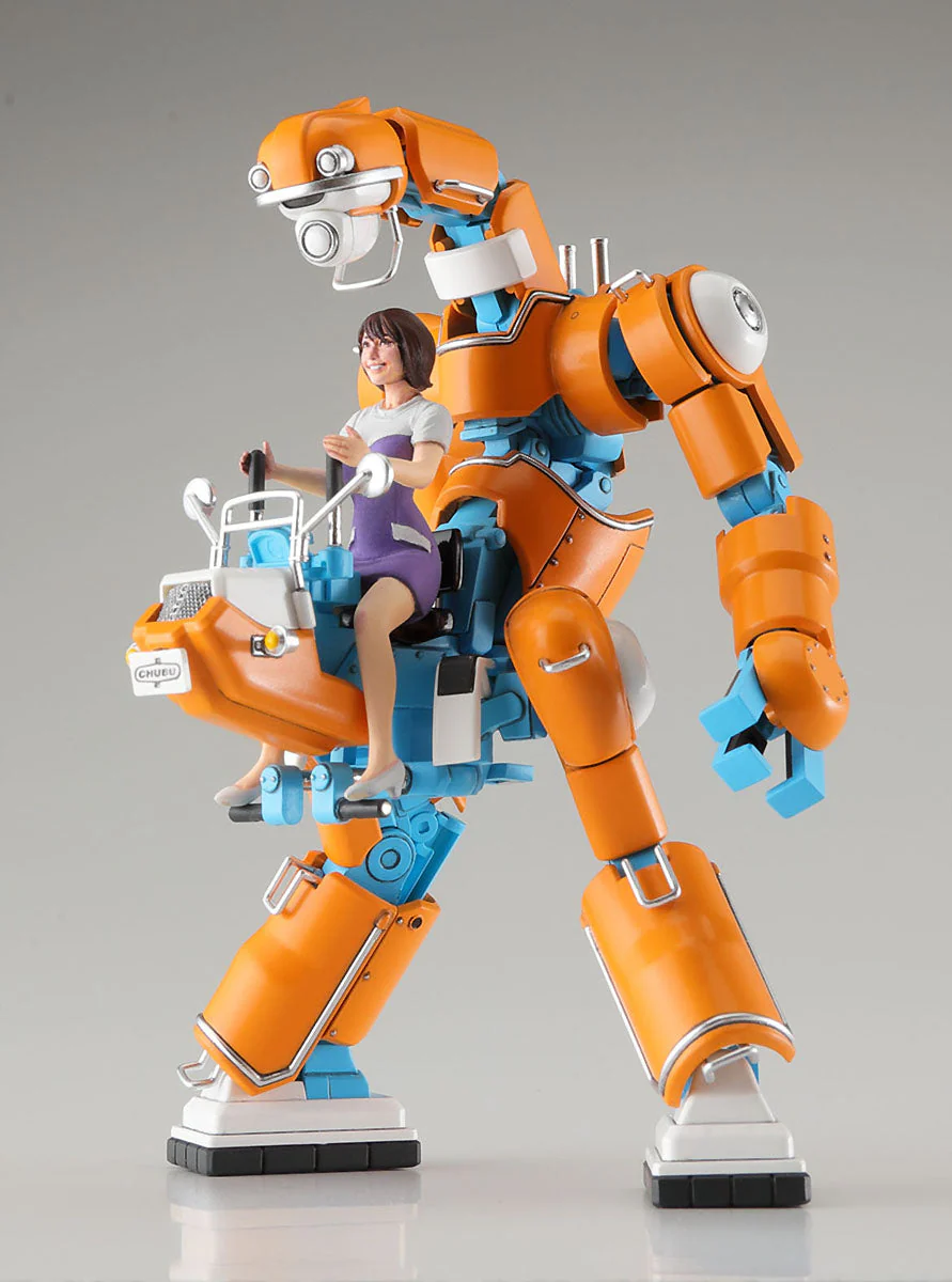 1/35 CHUBU 01 No.02 (ORANGE and LIGHT BLUE) LIGHT WEIGHT MECHATROBOT 2Kits - Image 5