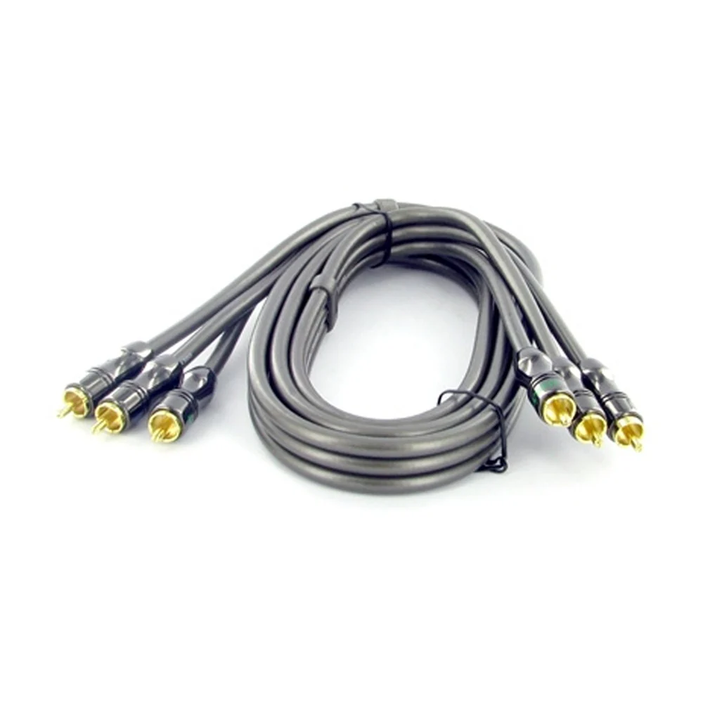 1.5m Ugly Premium Component RGB Video Cable 3 RCA 75 Ohm Shielded OFC Gold Plated - Image 2