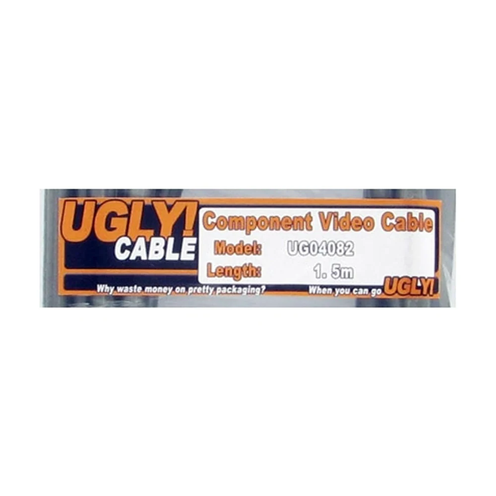 1.5m Ugly Premium Component RGB Video Cable 3 RCA 75 Ohm Shielded OFC Gold Plated - Image 3