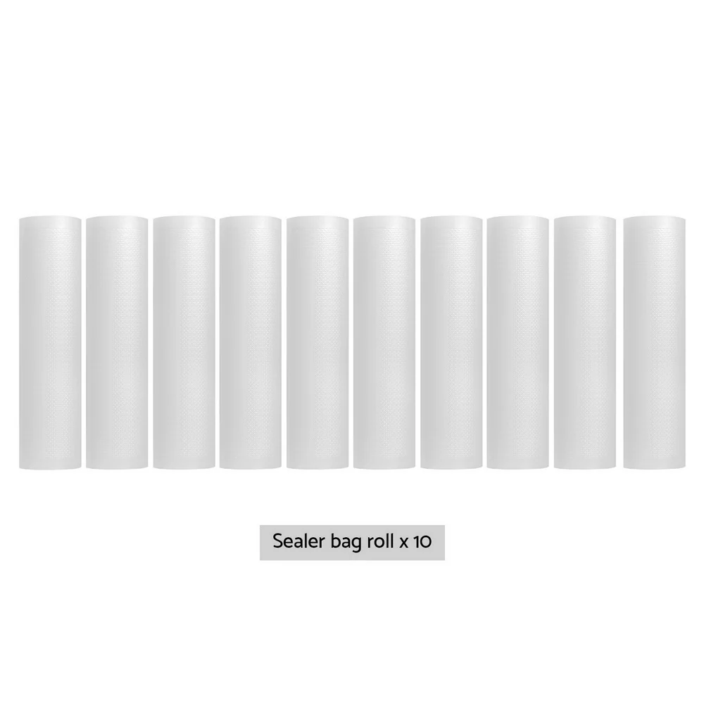 10 Rolls Food Vacuum Sealer Bags Storage Saver Heat Sealing Bag Pack 28CMX6M - Image 3