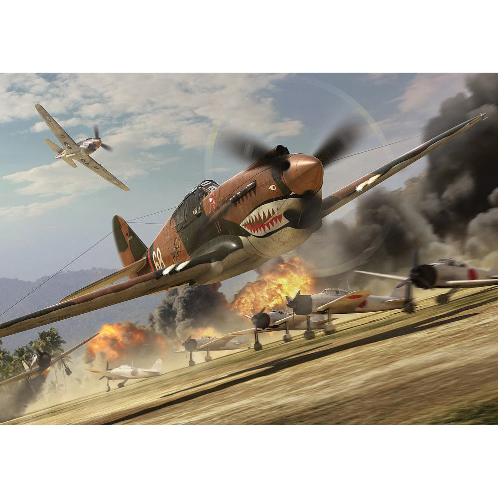 1000pc Airfix Curtiss P-40B Warhawk - Image 2