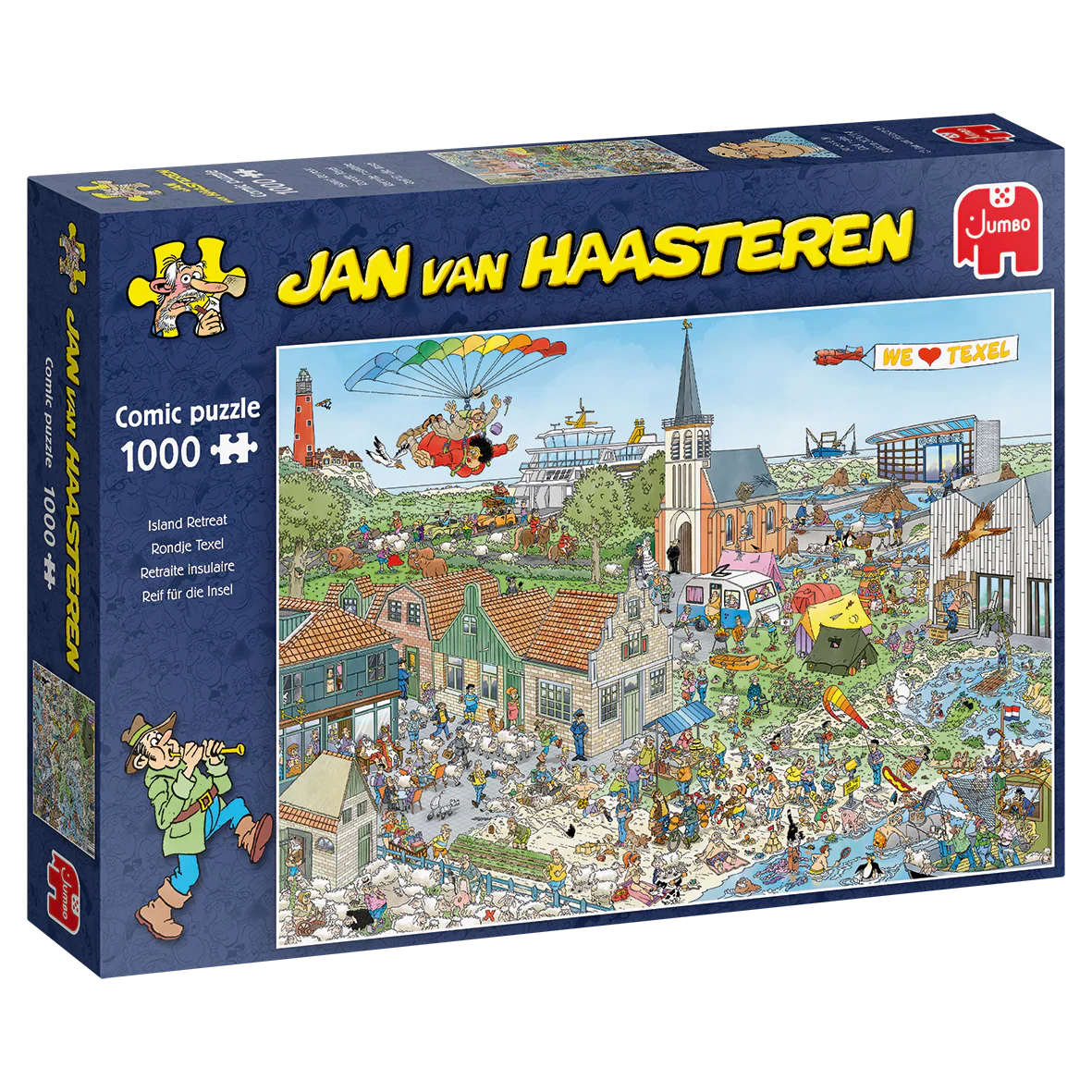 1000pc JVH Comic Puzzle: Island Retreat