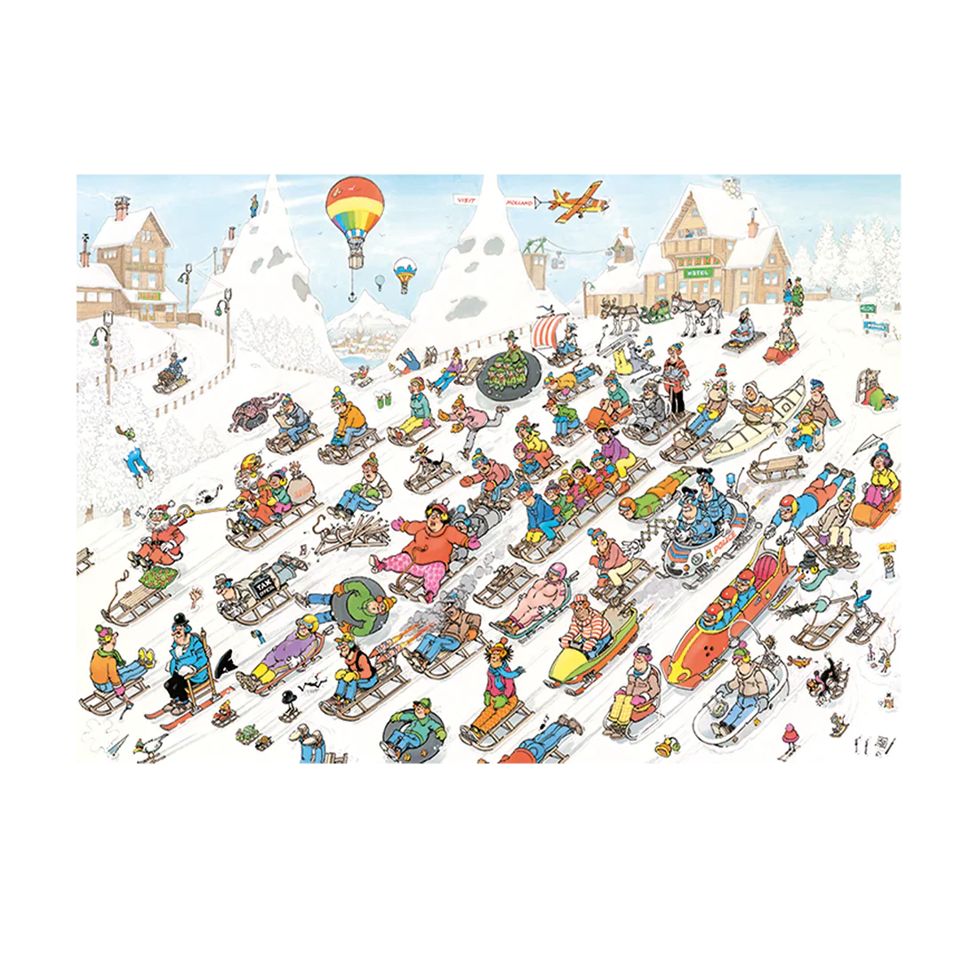 1000pc JVH Comic Puzzle: Puzzle: It's All Going Downhill - Image 2