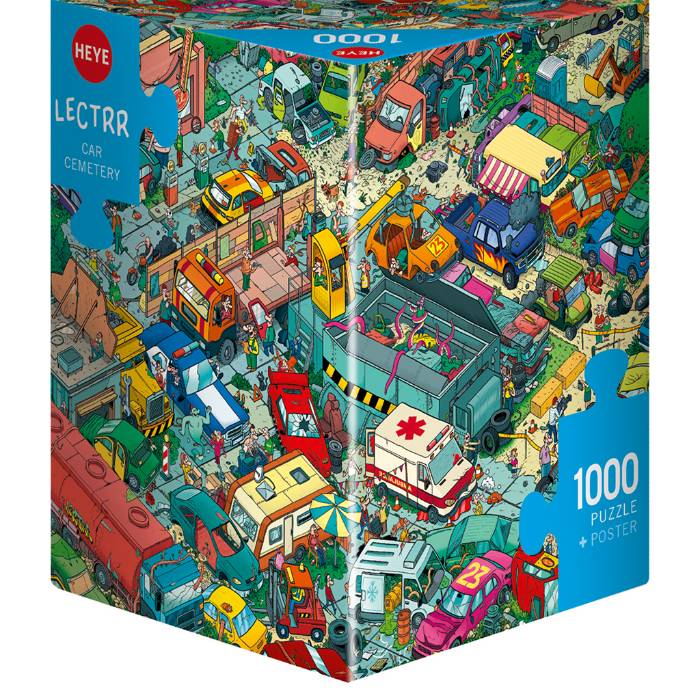 1000pc Lectr Car Cemetry Puzzle - Image 2