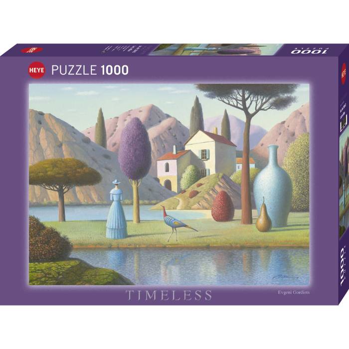 1000pc Timeless Lady In Blue Puzzle - Image 2