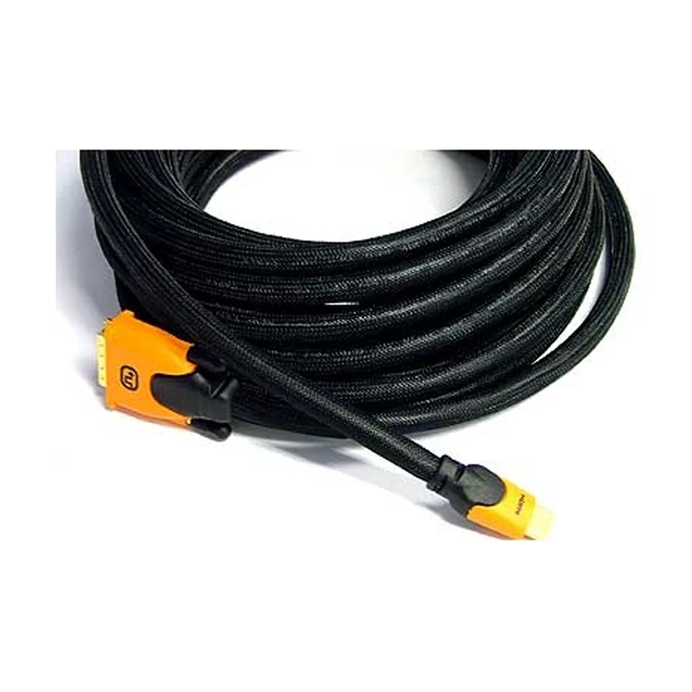 10m Ugly High End HDMI to DVI Cable Lead 24 AWG Shielded OFC Gold Plated - Image 2