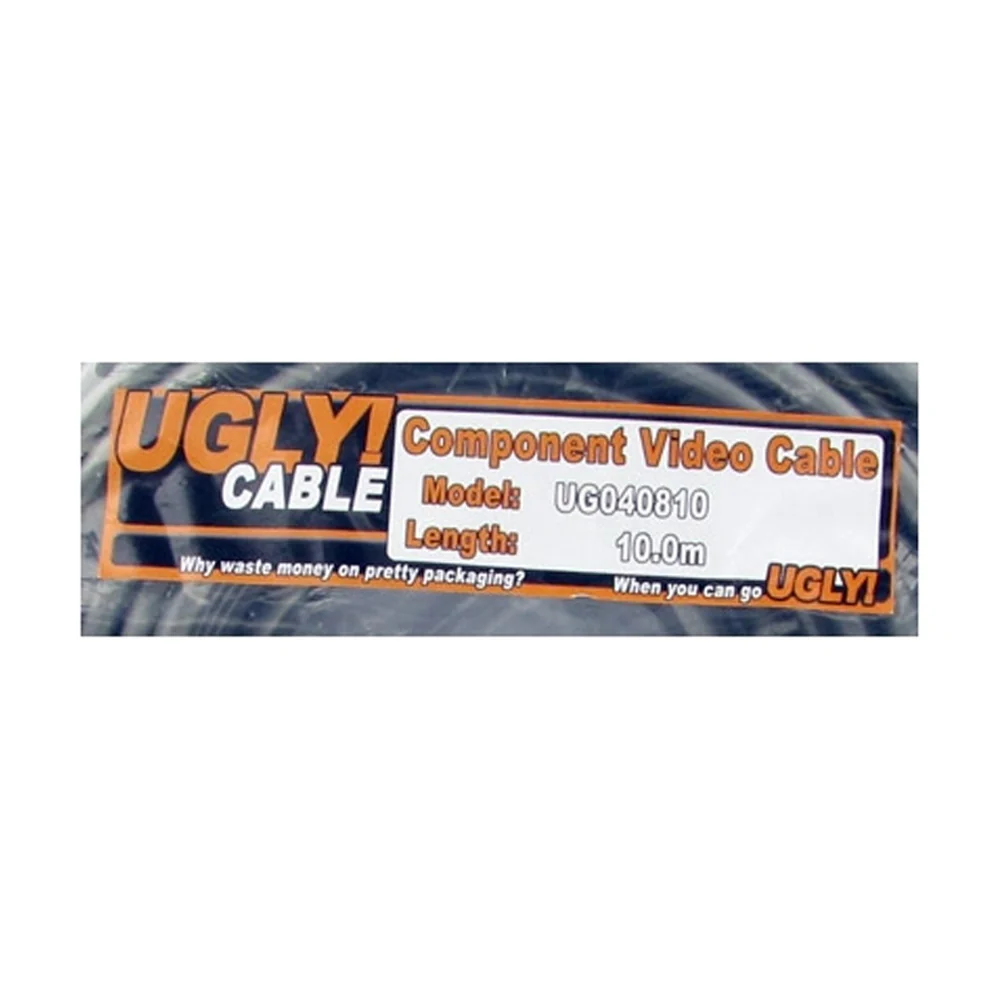 10m Ugly Premium Component RGB Video Cable 3 RCA 75 Ohm Shielded OFC Gold Plated - Image 3