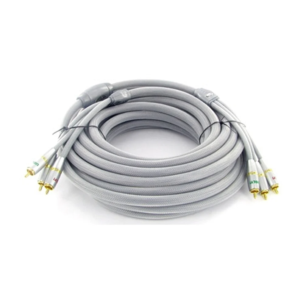 10m Ugly Ultra Premium Component RGB Video Cable RCA 75 Ohm Shielded OFC - Image 2