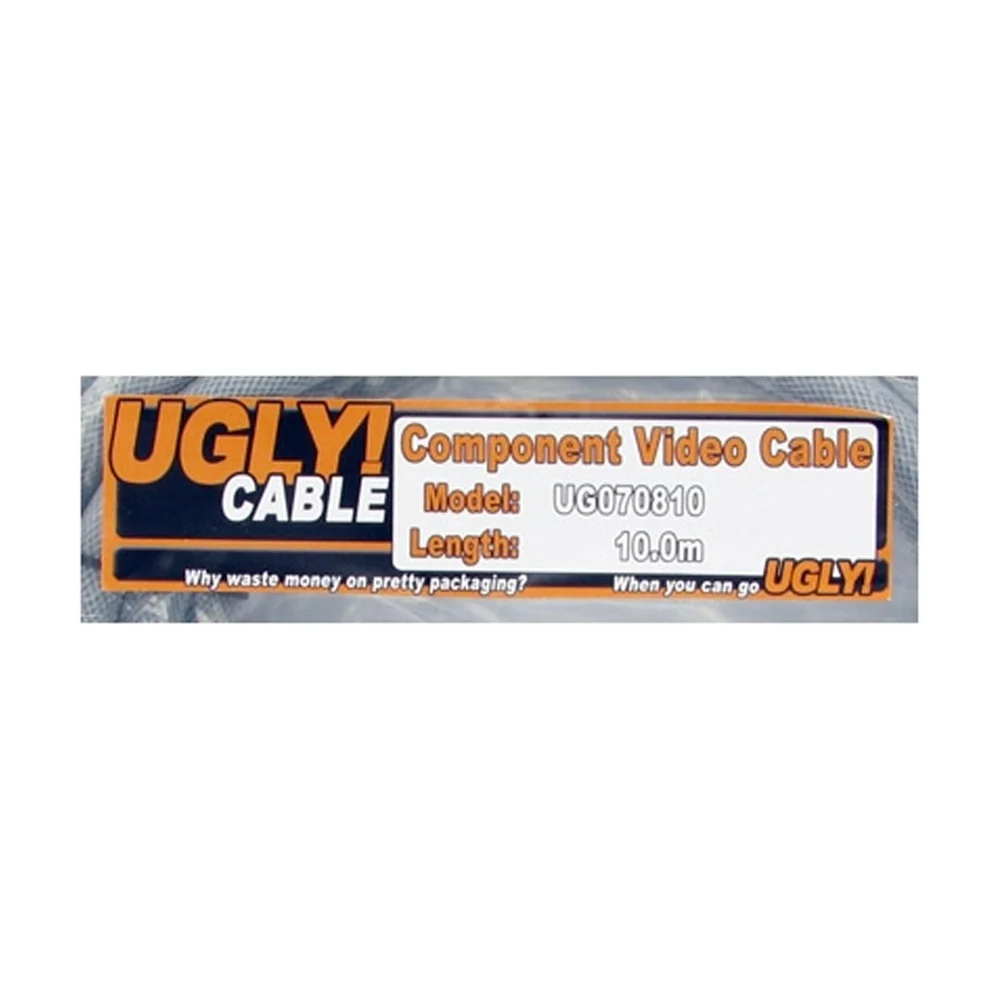 10m Ugly Ultra Premium Component RGB Video Cable RCA 75 Ohm Shielded OFC - Image 4