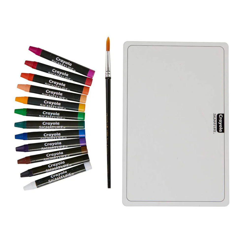 12pc Crayola Signature Non-Toxic Premium Watercolor Crayons For 14+ Teens - Image 4