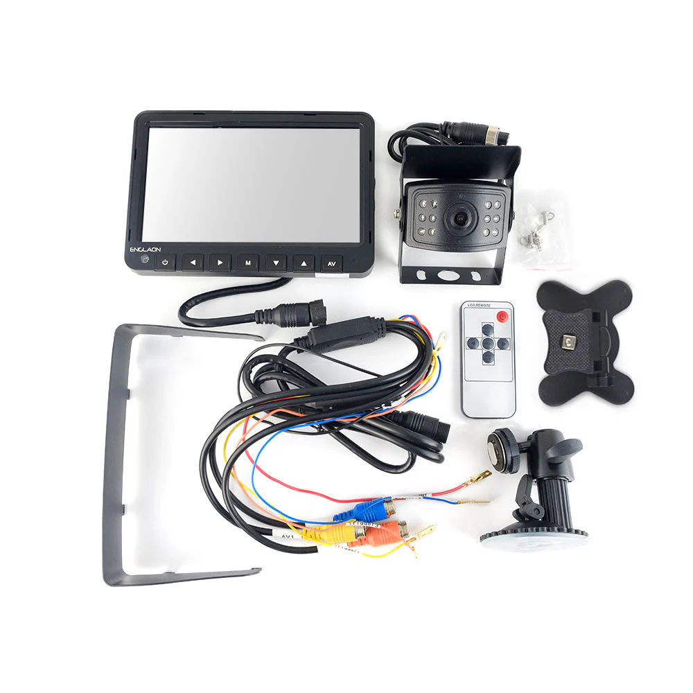 12V-36V 7" AHD Wired Monitor DVR Reverse Camera Cable 7M - Image 8