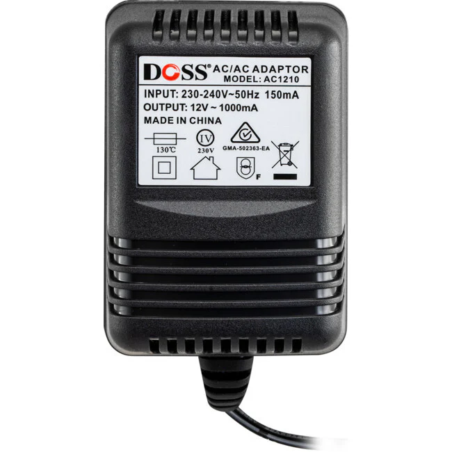 12VAC 1.0A AC Power Supply with 2.1mm Plug - Image 2