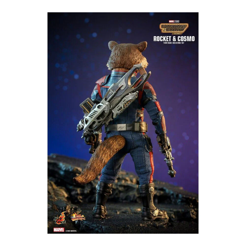 16cm Guardians of the Galaxy Vol 3 Rocket & Cosmo 1:6 Collectable - Image 6