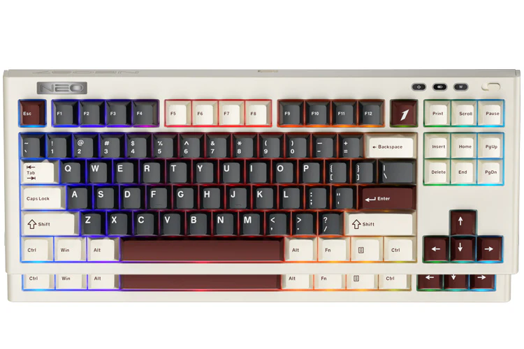 1st Player NEO87 Bluetooth Wireless Mechanical Keyboard (Rome) - Image 2