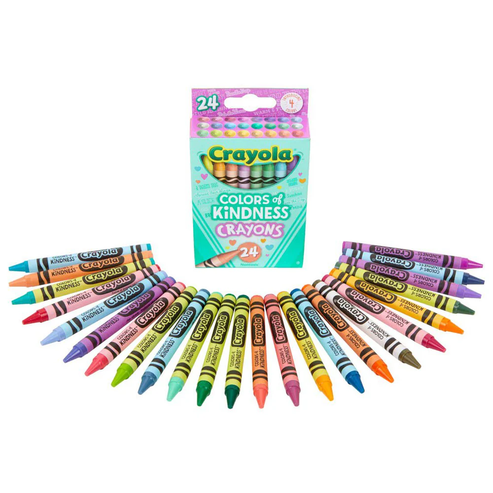 24pc Crayola Colors Of Kindness Crayons 3y+ - Image 2