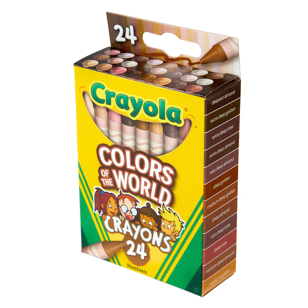 24pc Crayola Colours Of The World Crayons 3+ - Image 2
