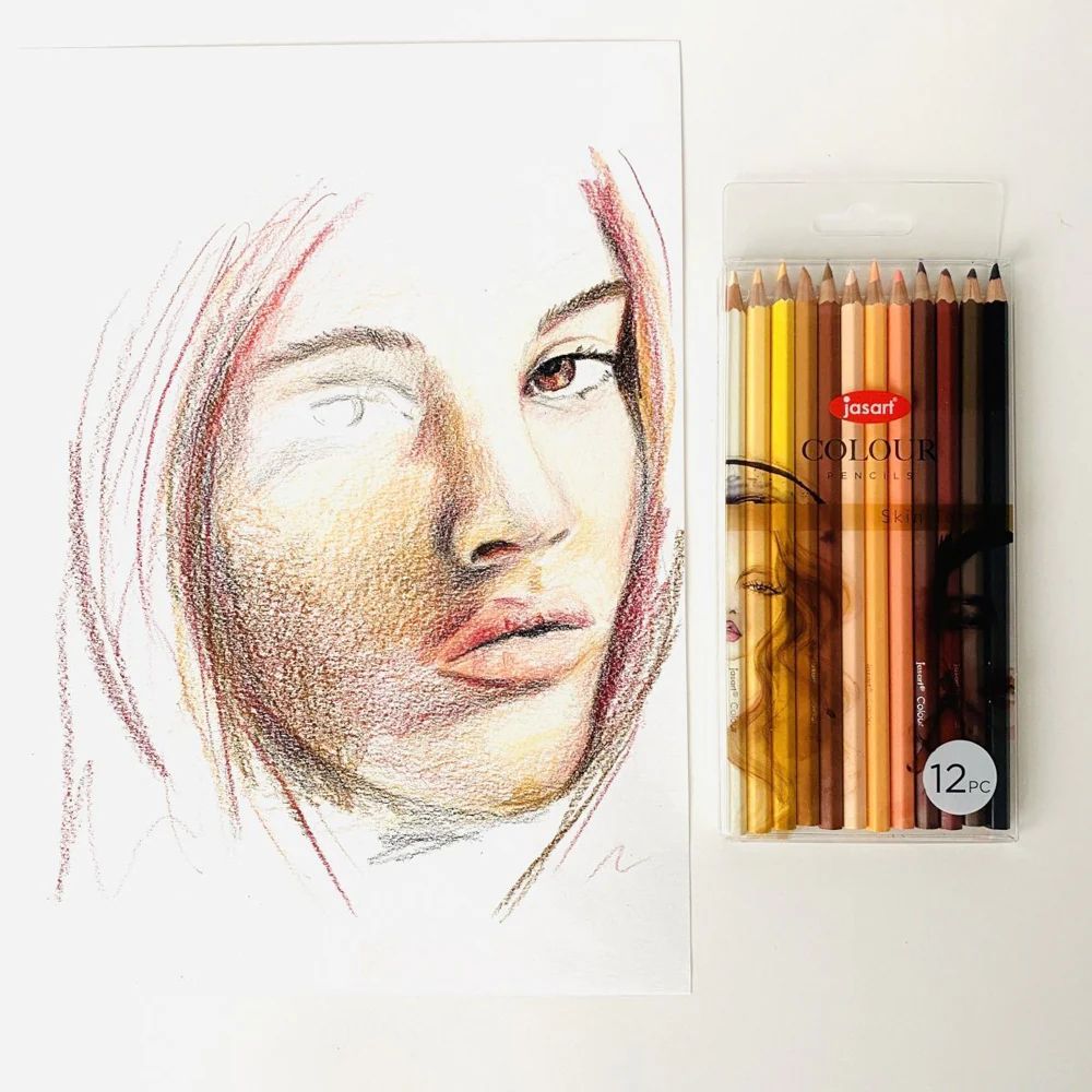 24pc Jasart Studio Art/Craft Colour Pencil Set - Pastel - Image 5