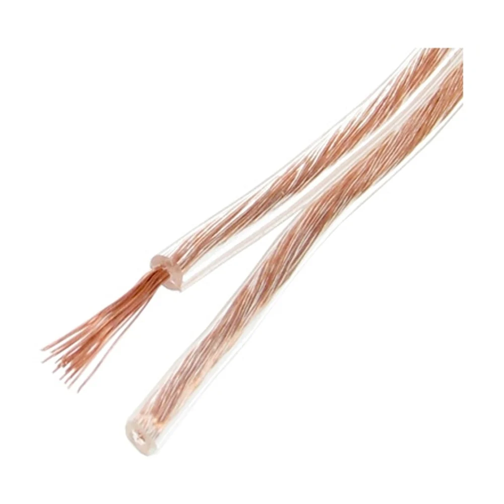 25m 50m 100m Ugly 20AWG Speaker Cable OFC 28 Strands Figure 8 Home Theatre Hi-Fi - Image 3