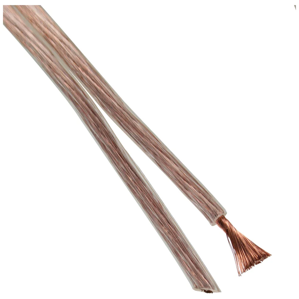 25m 50m 100m Ugly 20AWG Speaker Cable OFC 28 Strands Figure 8 Home Theatre Hi-Fi - Image 2