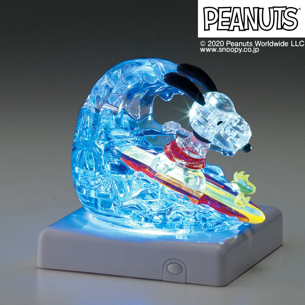 3D Snoopy Surfing Crystal Puzzle - Image 5
