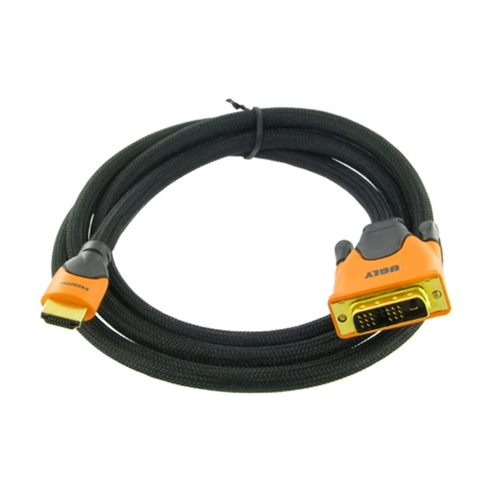 3m Ugly HDMI to DVI Digital Video Converter Cable 28 AWG Gold Plated OFC - Image 6