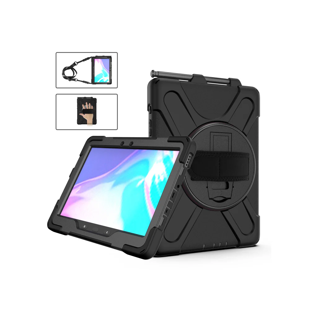 3SIXT Apache Shockproof Case for Galaxy Tab Active 4 Pro (Black) - Image 2