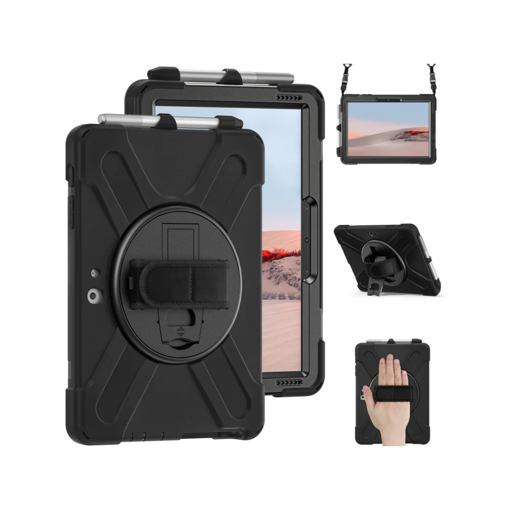 3SIXT Impact-Resistant Apache Case for Surface Go 3/4 (Black) - Image 3