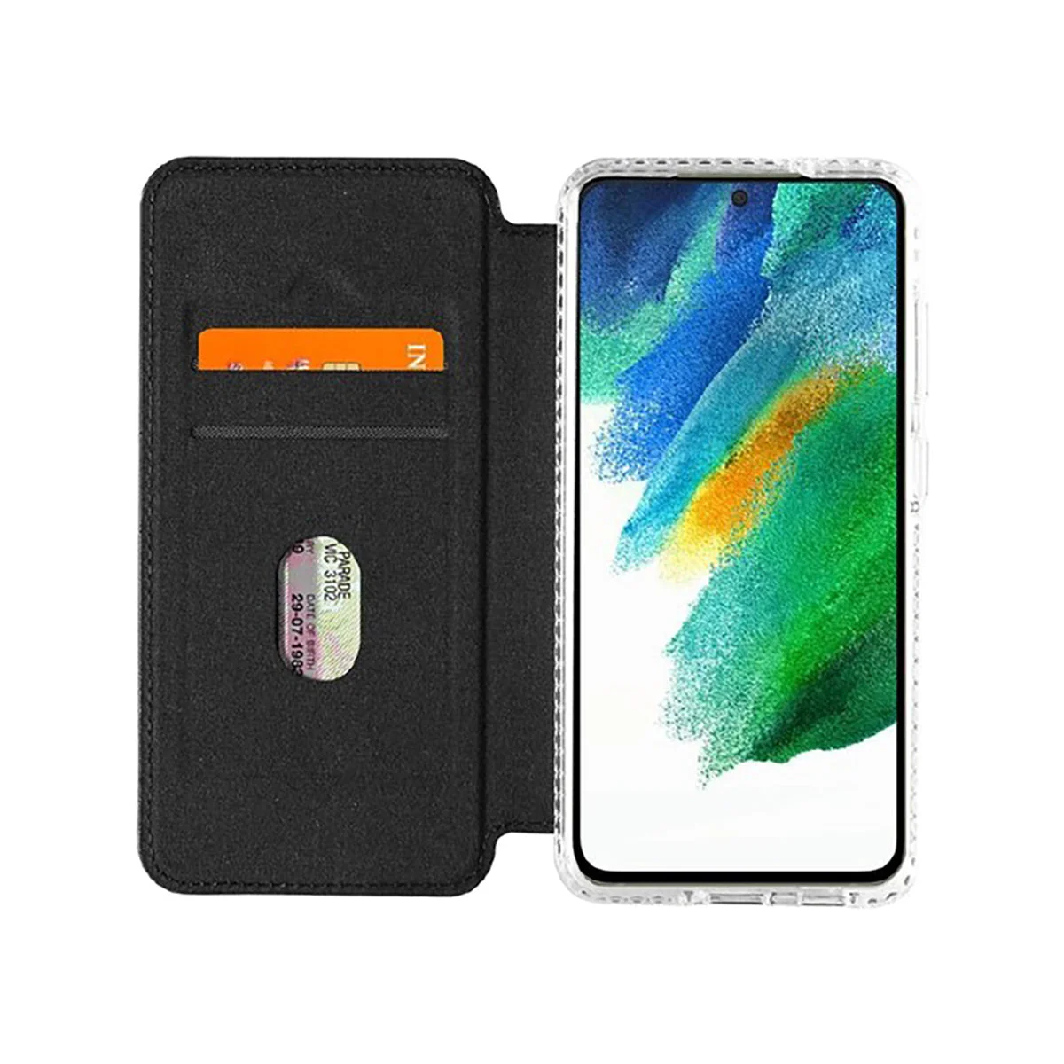 3sixT SlimFolio 1.0 Folio Case for Samsung S21 FE (Black) - Image 6