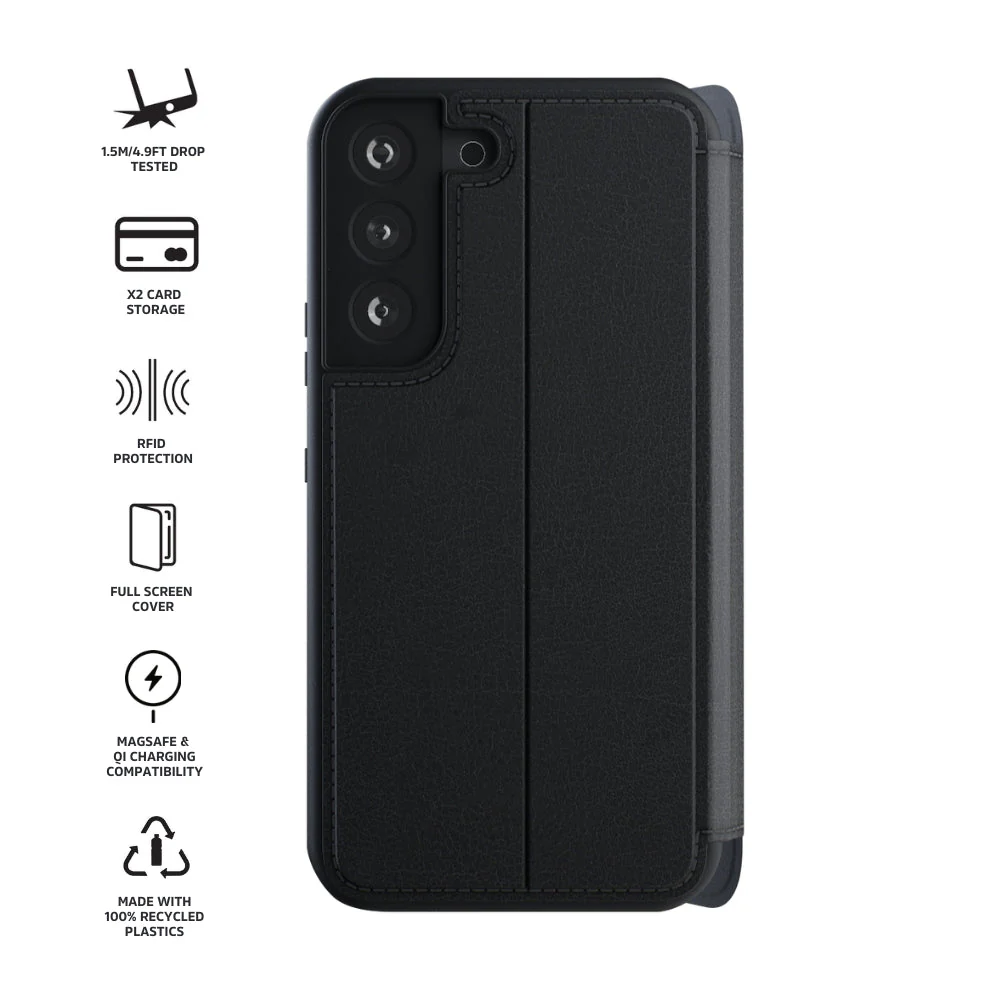 3sixT SlimFolio Case in Black - Samsung GS24, GS24+, GS24 Ultra - Image 2