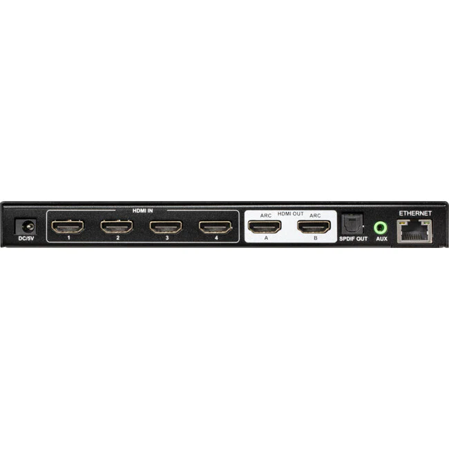 4X2 HDMI 18G Matrix Switcher with ARC and SPDIF Audio Extraction - Image 3