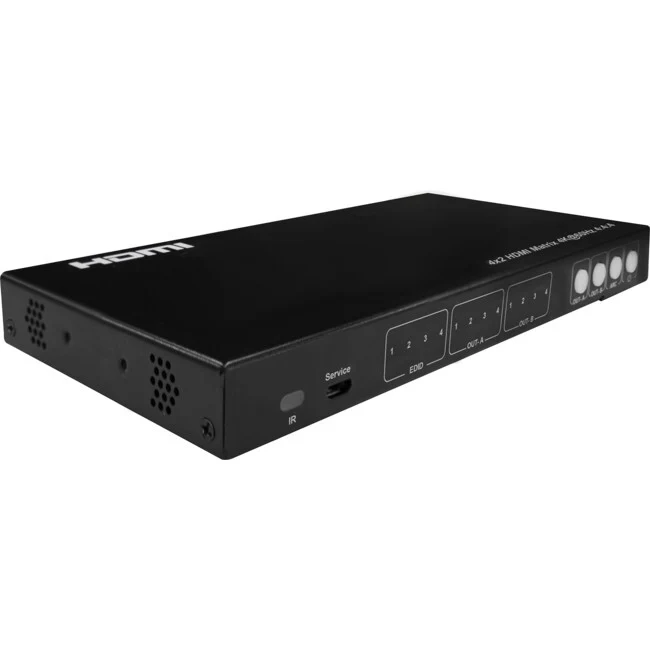 4X2 HDMI 18G Matrix Switcher with ARC and SPDIF Audio Extraction - Image 4