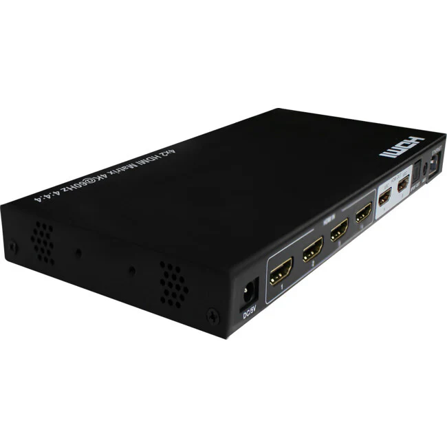 4X2 HDMI 18G Matrix Switcher with ARC and SPDIF Audio Extraction - Image 5