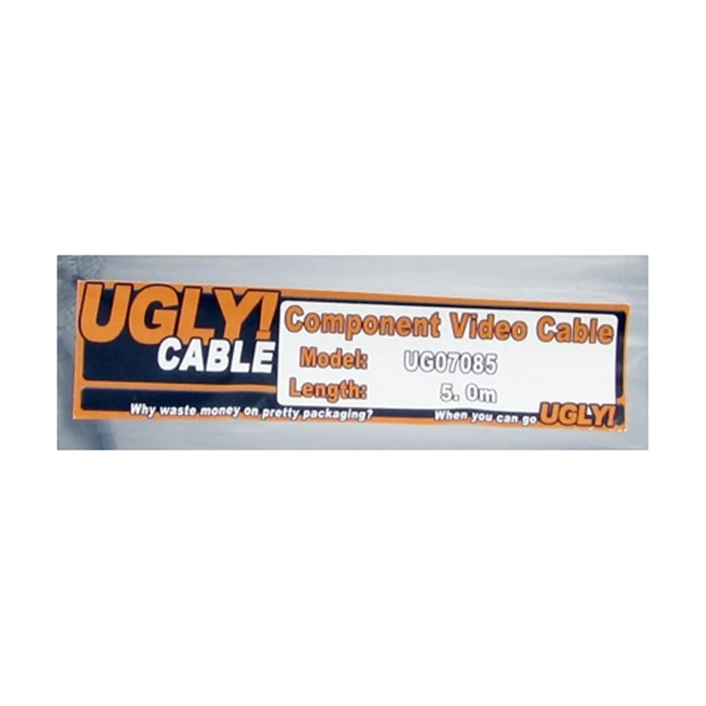 5m Ugly Ultra Premium Component RGB Video Cable 3 RCA OFC Shielded Gold Plated - Image 4