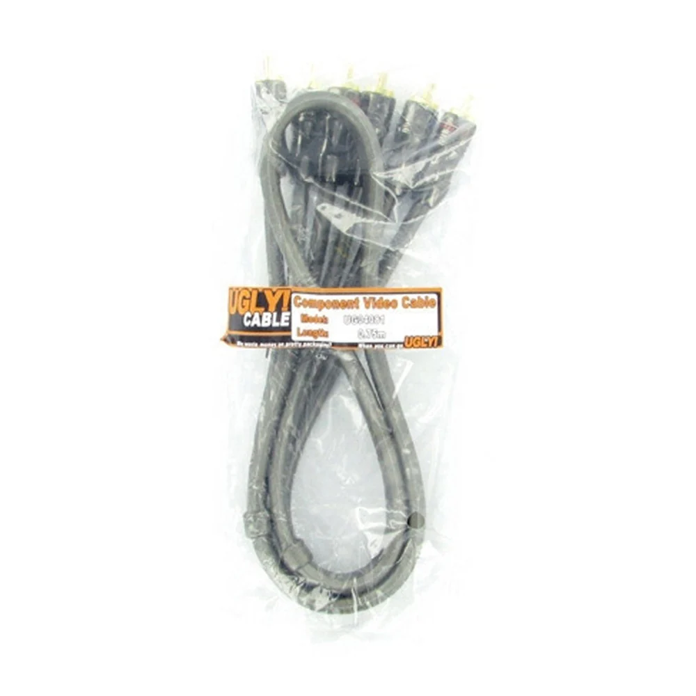 75cm Ugly Premium Component RGB Video Cable 3 RCA 75 Ohm Shielded OFC Gold Plated - Image 3