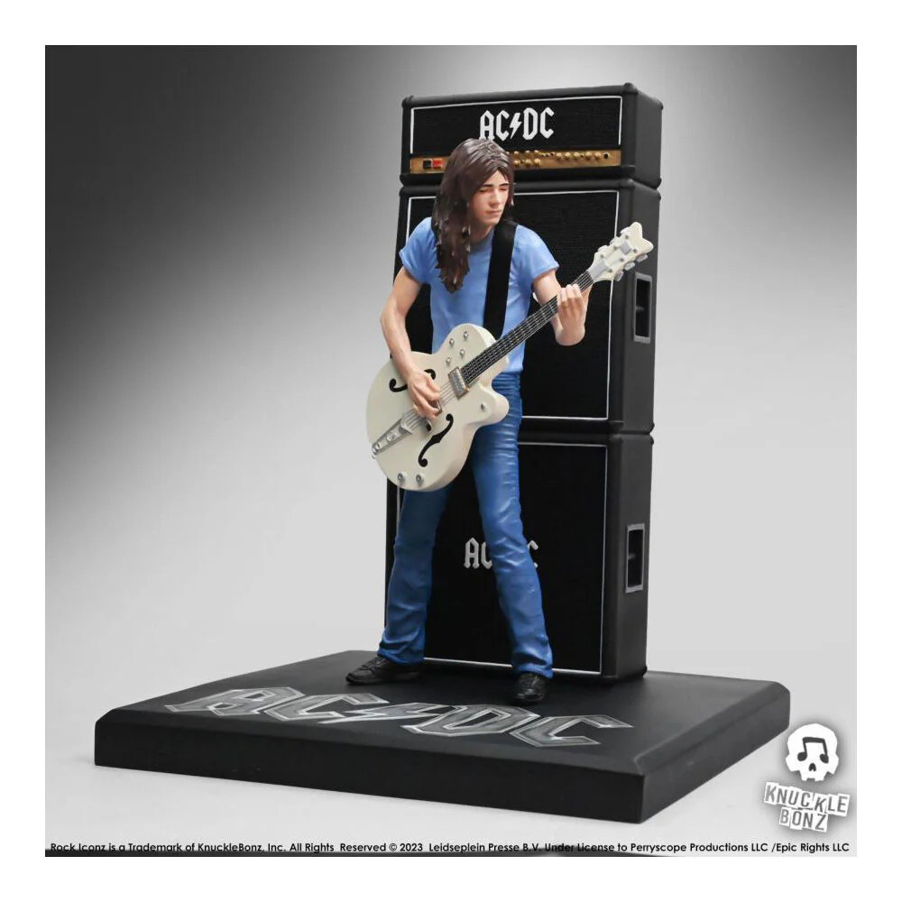 AC/DC Angus & Malcolm Young Rock Iconz 1:9 Statue Collectable 2-Pieces - Image 3