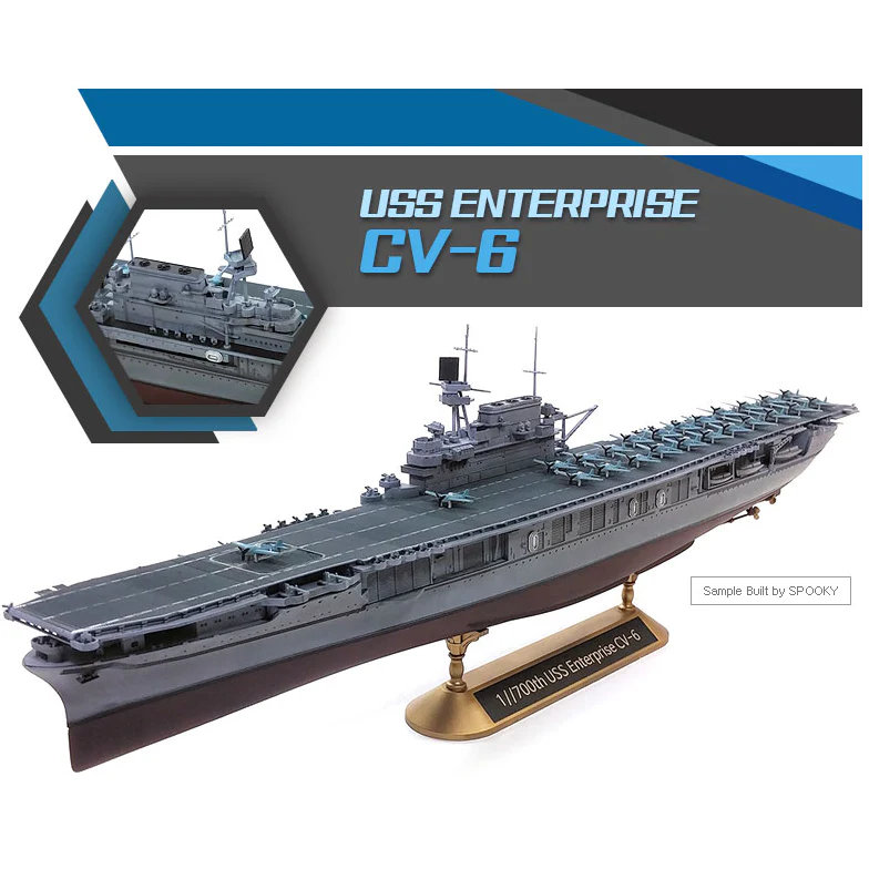 Academy 1/700 USS Enterprise CV-6 ''Battle of Midway'' - Image 3