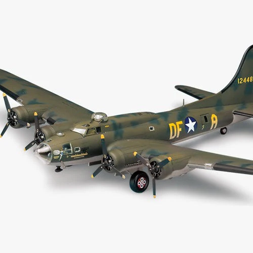 Academy 1/72 B17F Memphis Belle Flying Fortress Plastic Model Kit - Image 2