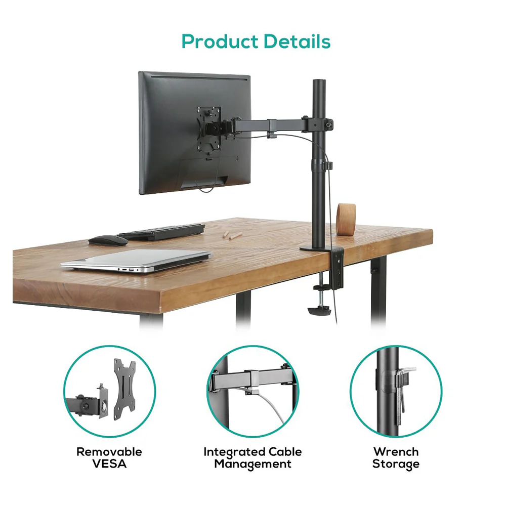 Activiva ErgoLife 13"~32" Single Monitor Screen Double Joint Monitor Arm - Image 4