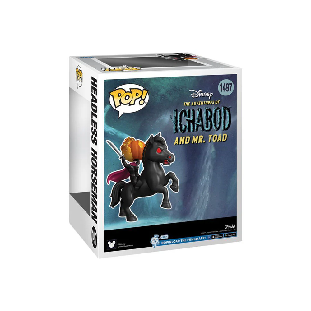 Adventures of Ichabod & Mr. Toad Headless Horseman Pop! Ride Figure 6.25" - Image 4