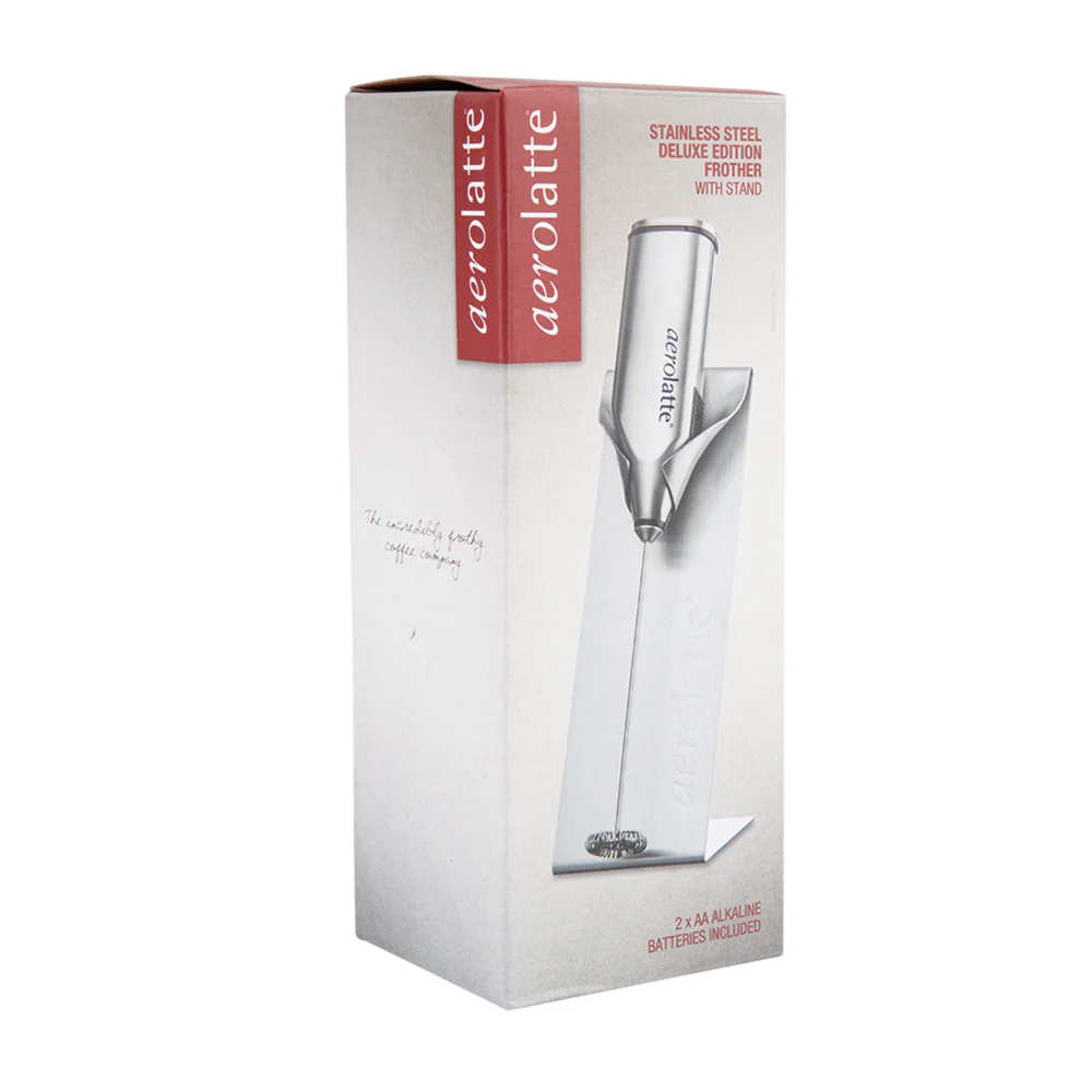 Aerolatte Professional Stainless-Steel Milk Frother with Stand - Image 2