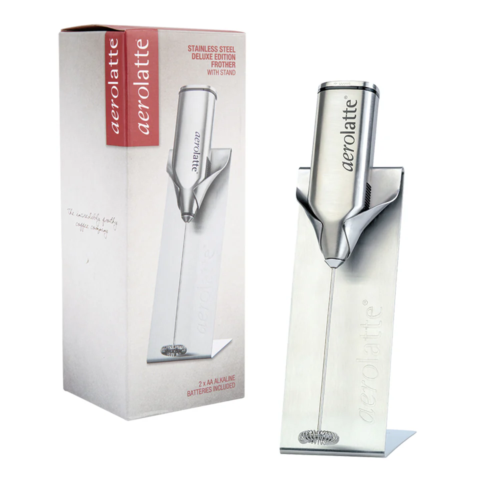 Aerolatte Professional Stainless-Steel Milk Frother with Stand - Image 5