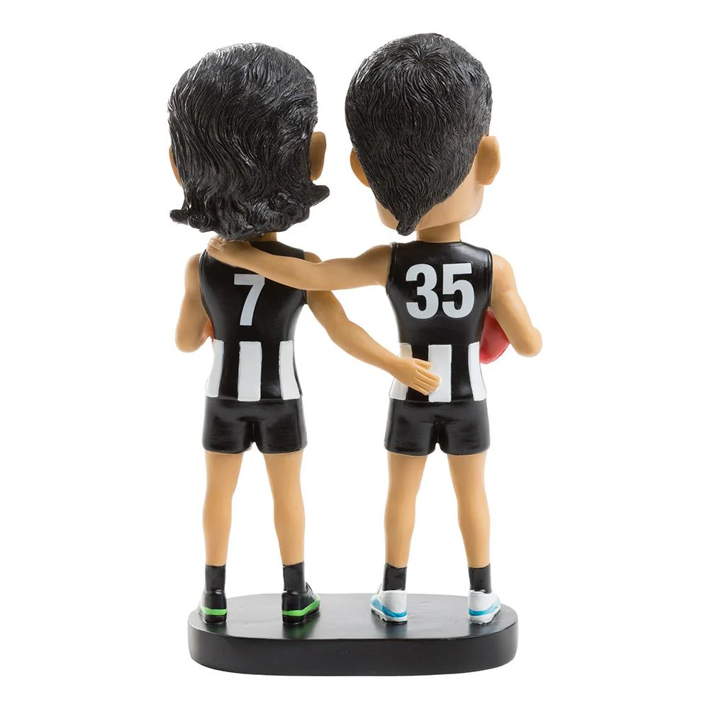 AFL - Collingwood Magpies - Daicos Brothers Bobblehead - Image 2