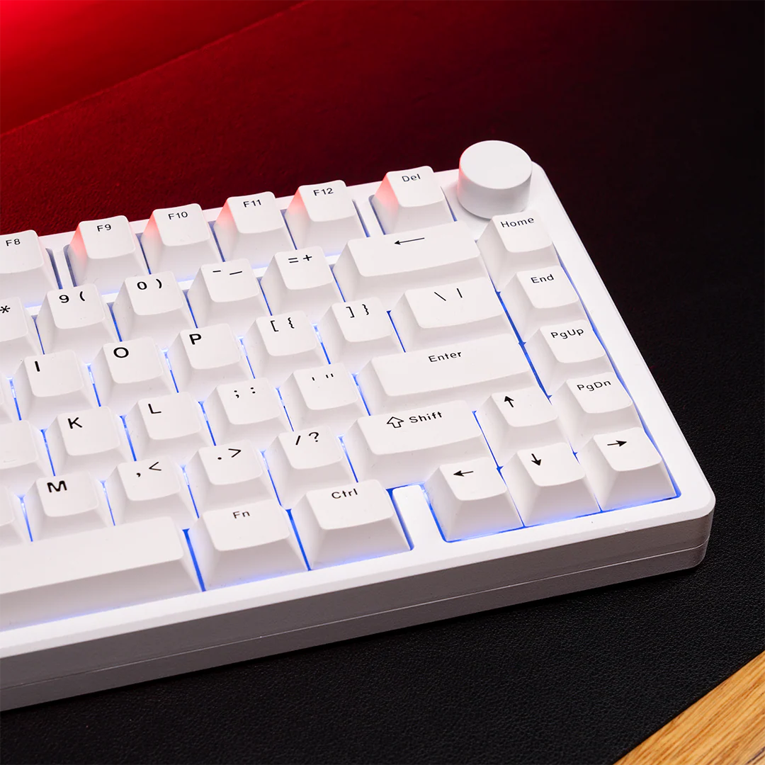 Aftershock Combo Kit – Oden 75 White Keyboard, Sliver+ XXL RGB Gaming Mouse Pad & M1 Pro White Wireless Mouse - Image 2