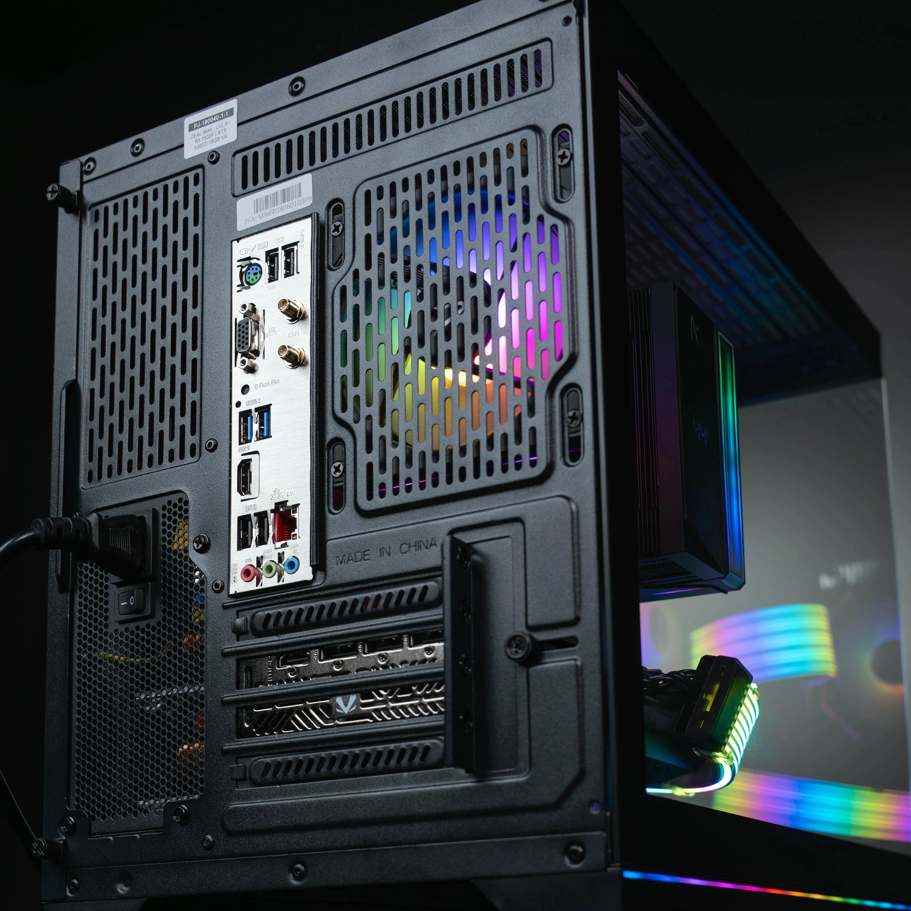 Aftershock Zeal Mini | RTX 5060Ti | Ryzen 5 7500F | Desktop Gaming PC - Image 9