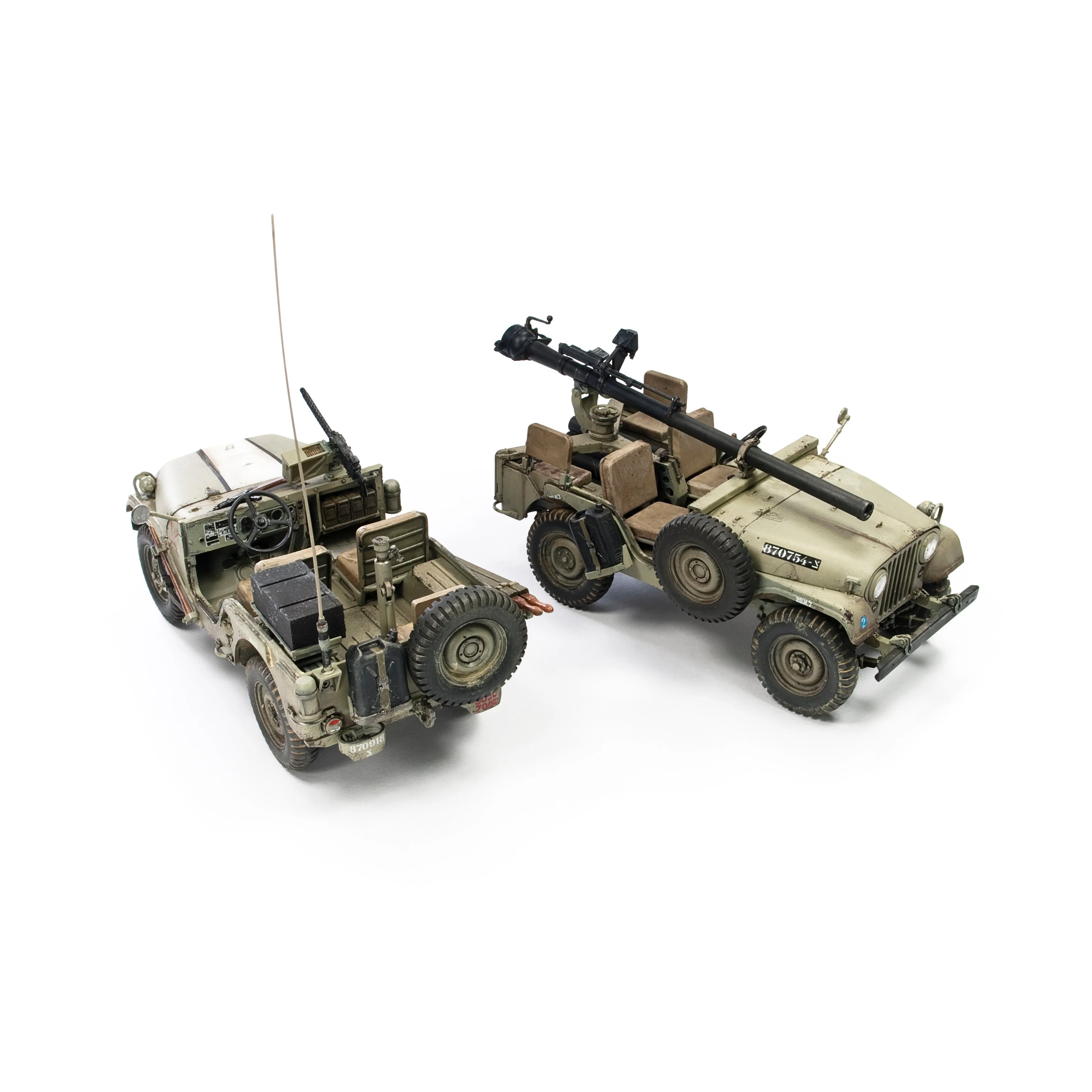 AFV Club 1/35 IDF M38A1 Series Recon/Fire Support Jeep (2 Models Set) - Image 3