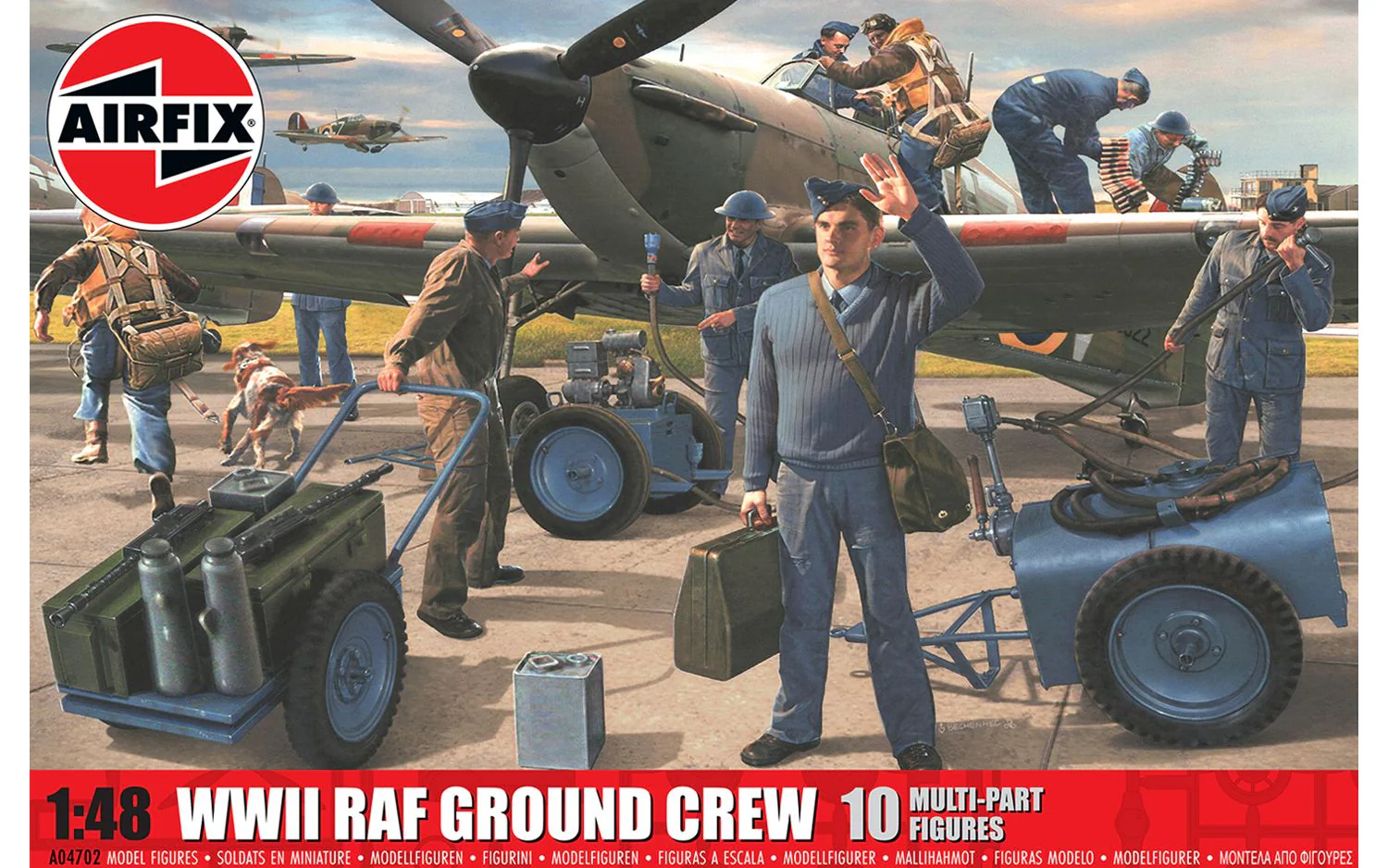 Airfix 1/48 WWII Raf Ground Crew - Image 5