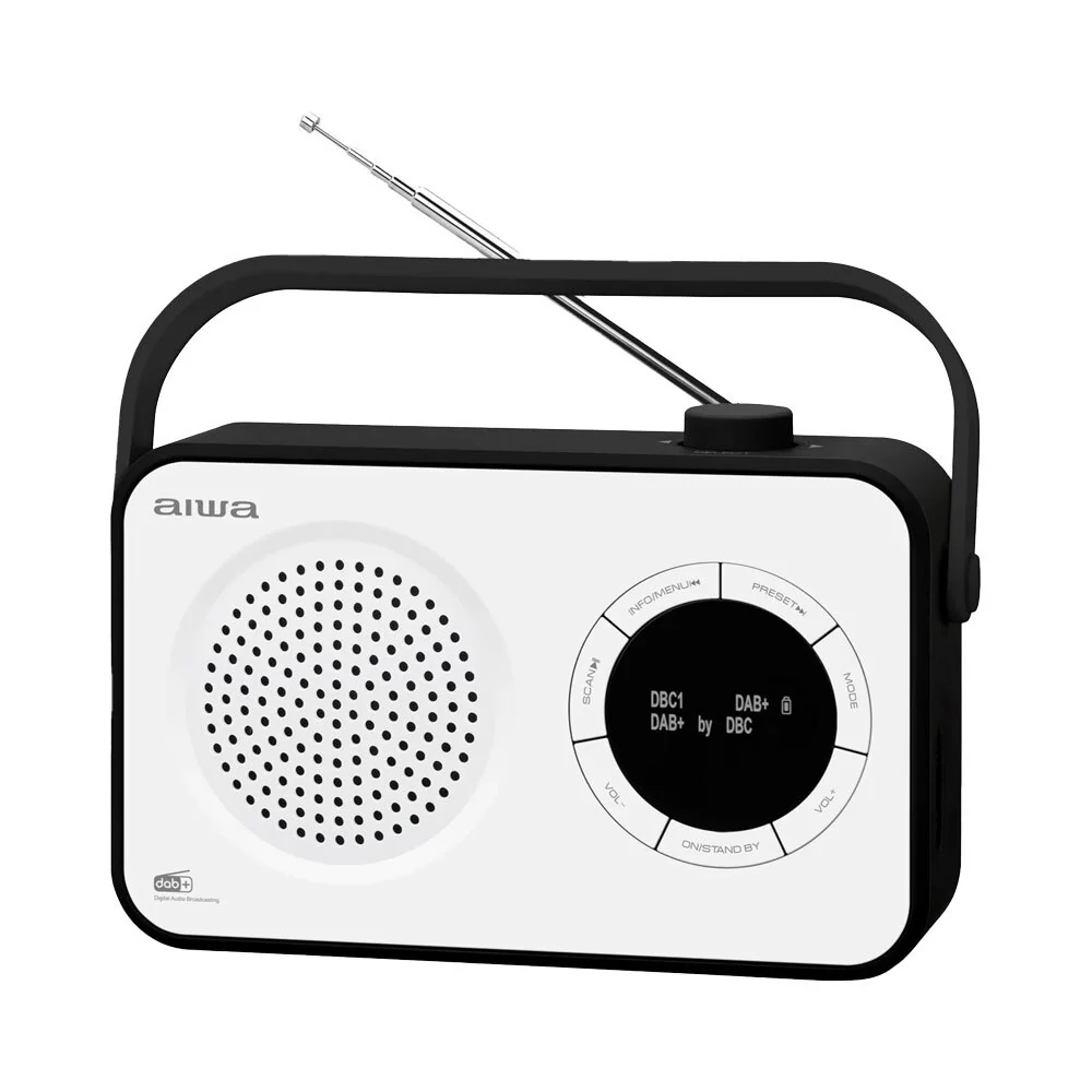 AIWA Portable Digital Tuning Radio (White) - Image 2