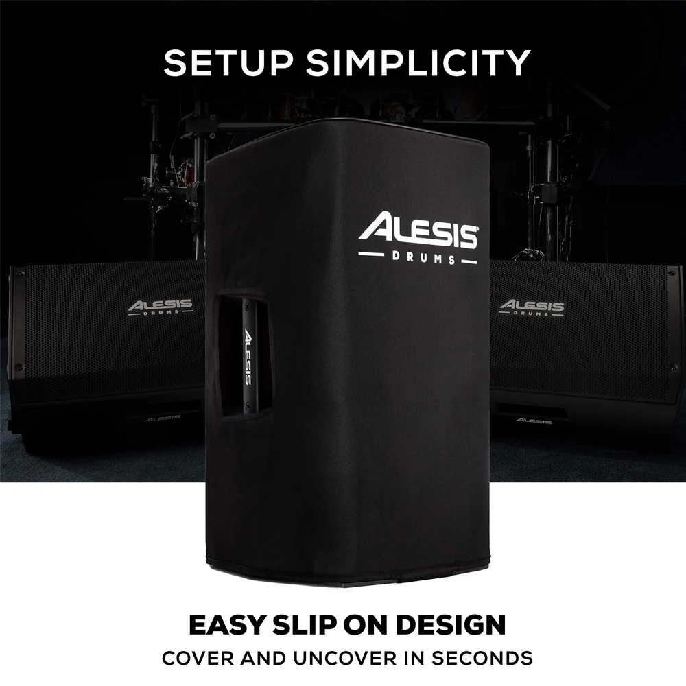 Alesis Padded Slip On Protective Cover For Strike Amp 12 Black - Image 2