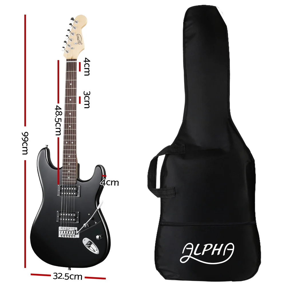 Alpha 41" Electirc Guitar Humbucker Pickup Switch Full Size (Black) - Image 2
